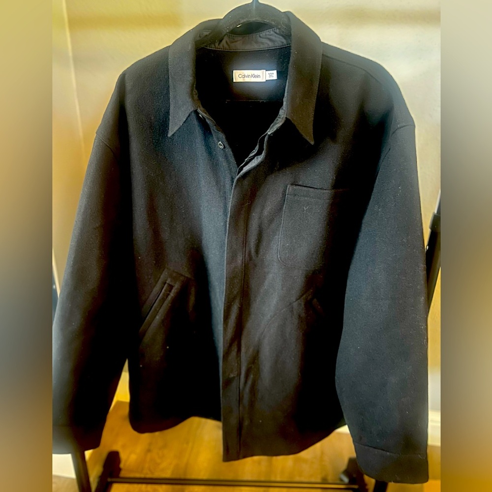 Calvin Klein men’s wool coat- XL
